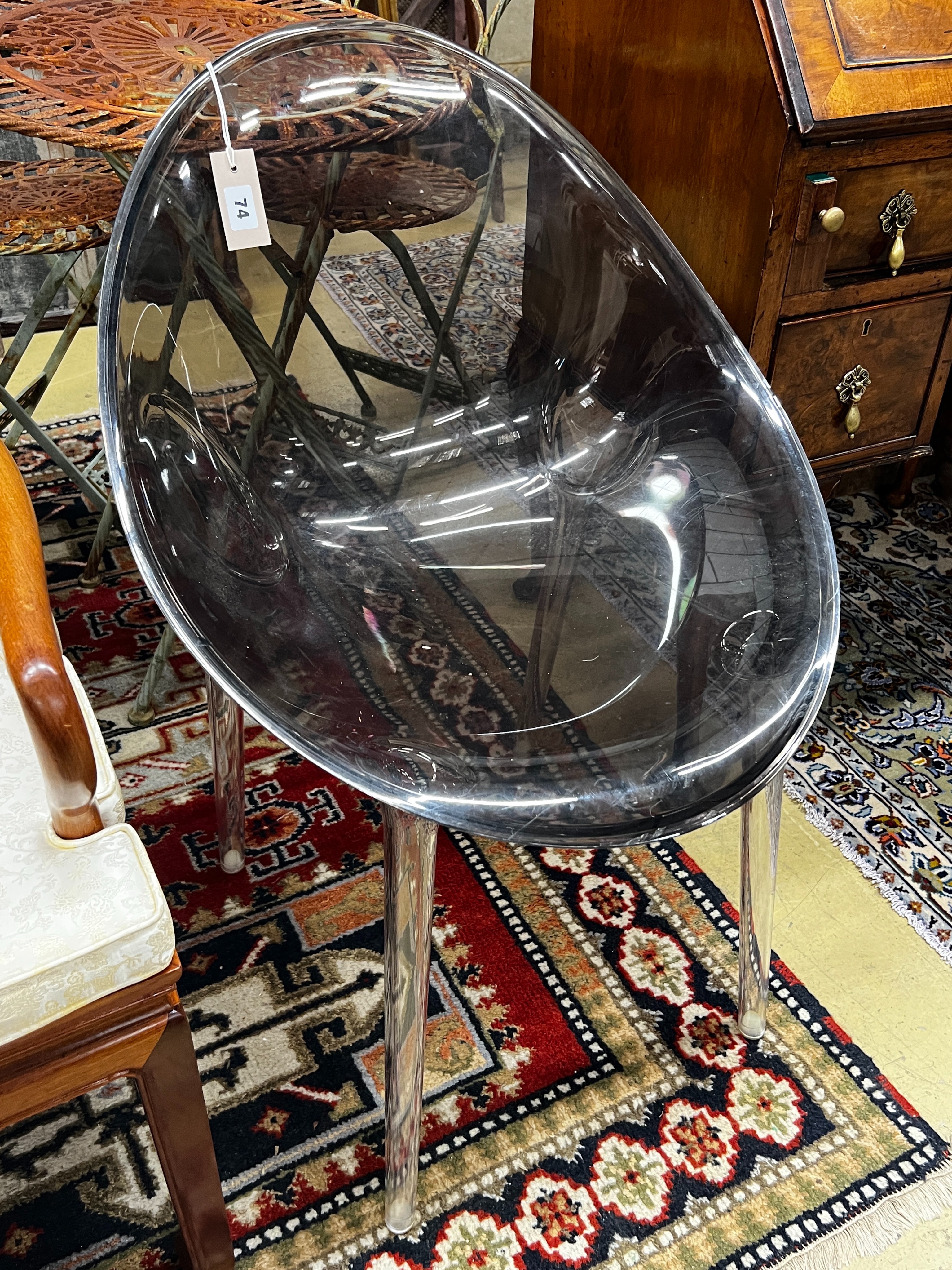 A Philippe Starck 'Mr Impossible' perspex chair